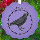 Search for black crows christmas tree decorations Halloween