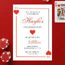 Search for ace of hearts invitations Modern