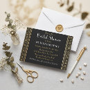 Search for great gatsby bridal shower invitations Black