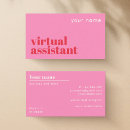 Search for virtual assistant business cards Professional
