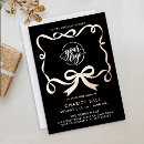 Search for launch event invitations Black and gold