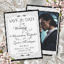 Search for embossed save the dates Elegant
