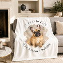 Search for cute french bulldog blankets Frenchie