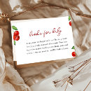 Search for red cherry blossoms invitations Berry sweet