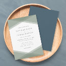 Search for slate blue wedding invitations Minimalist