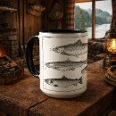 Search for vintage fishing mugs Salmon