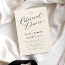 Search for cream rehearsal dinner invitations Modern