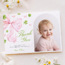 Search for shamrock thank you cards Pink