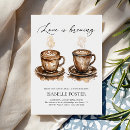 Search for love is brewing invitations Coffee