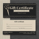 Search for salon business gift certificates Black