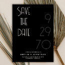 Search for white lettering save the dates Minimalist