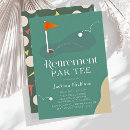 Search for golf retirement invitations Modern