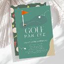 Search for golf 5x7 birthday invitations Retro