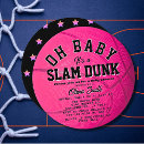 Search for basketball baby shower invitations Slam dunk