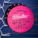 Search for party time square invitations Pink