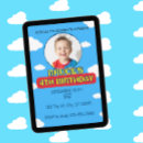 Search for cloud birthday invitations Girl