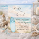 Search for beach baby boy shower invitations Seaside