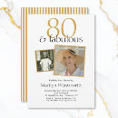Search for 80 and fabulous birthday invitations Eighty