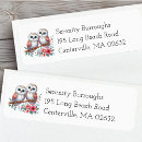 Search for cartoon owl return address labels Woodland