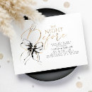 Search for chic rehearsal dinner invitations The night before