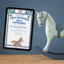 Search for horse racing birthday invitations Blue