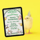Search for pig birthday invitations Duck