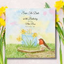 Search for daffodil save the dates Watercolor