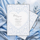 Search for heart baby shower invitations Whimsical