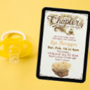 Search for golden baby shower invitations Neutral