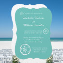 Search for turquoise beach wedding invitations Summer