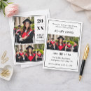 Search for unique graduation invitations Modern simple minimalist