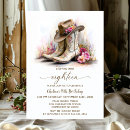 Search for boots birthday invitations Floral