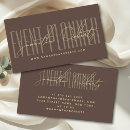 Search for event coordinator business cards Elegant
