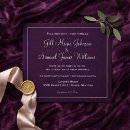 Search for purple and gray wedding invitations Modern
