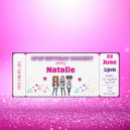 Search for pink ticket invitations Concert