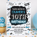 Search for 10 year old boy invitations Modern