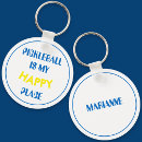 Search for fun retro key rings Pickleball