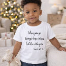 Search for christian baby clothes Bible verse