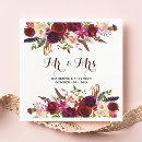 Search for mr and mrs napkins Burgundy