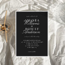 Search for classic black and white wedding invitations Vintage