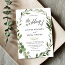 Search for simple wedding invitations Greenery