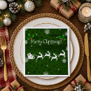 Search for santa napkins Green