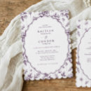 Search for eggplant wedding invitations Victorian