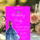 Search for neon pink invitations Blue