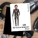 Search for funny groomsman cards Modern
