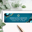 Search for gold star return address labels Star of david