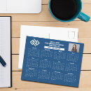 Search for company business postcards Blue