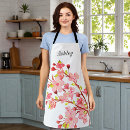 Search for flower blossoms aprons Watercolor