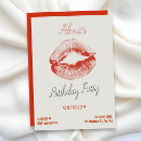 Search for lips invitations Red