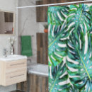 Search for tropical leaf shower curtains Nature